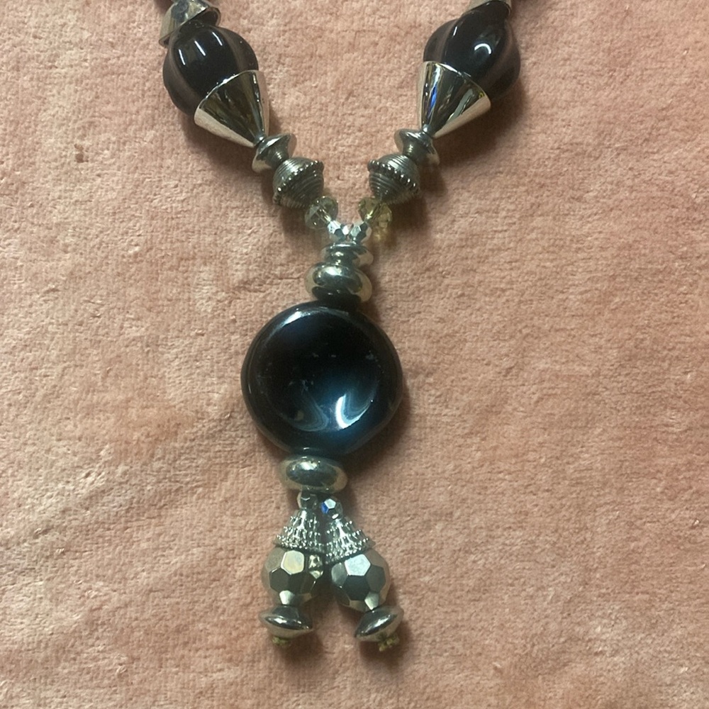 Chunky Silver & Black